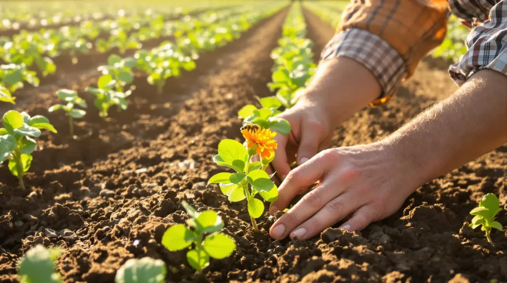 Les anciens la semaient entre les rangs : cette fleur transforme le potager dès mars