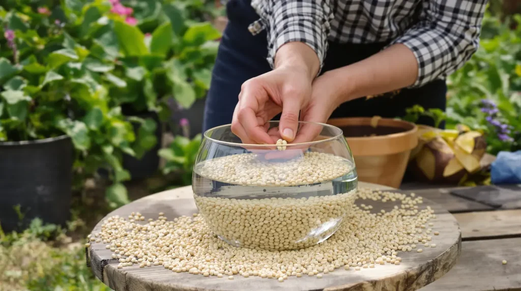 5 jardiniers sur 10 ignorent encore pourquoi il faut tremper les graines de courge