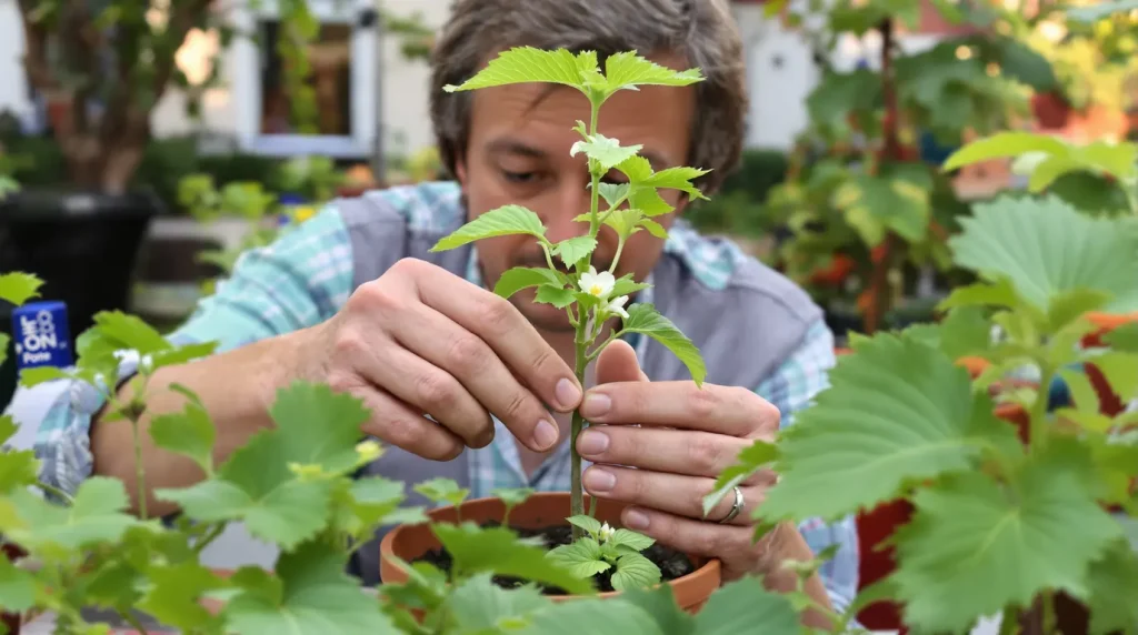 Ce geste qui fait mal au cœur est pourtant indispensable pour vos fraisiers la première année