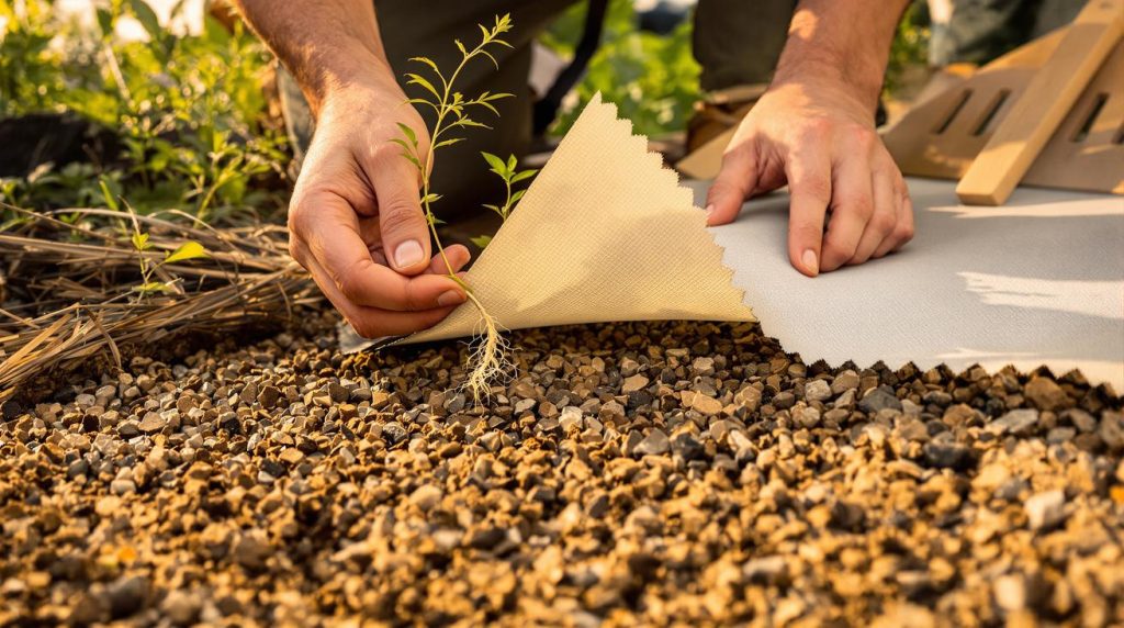 « Je ne désherbe plus mes graviers » : la méthode des paysagistes que tout le monde devrait connaître