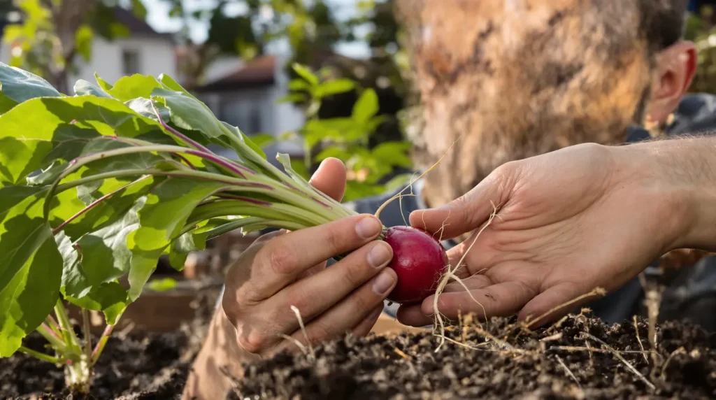 « Je savais que ça allait très vite, mais pas à ce point » : des variétés semées mi-avril et prêtes à récolter en moins d'un mois