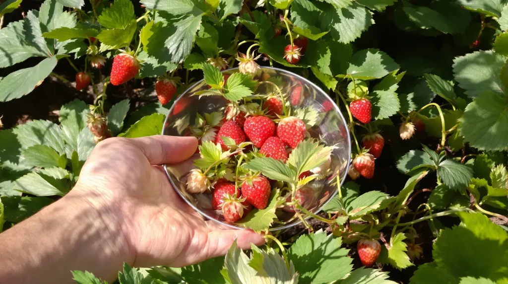 Les fraisiers produisent des fruits plus gros si on les arrose au printemps avec cet ingrédient simple de cuisine