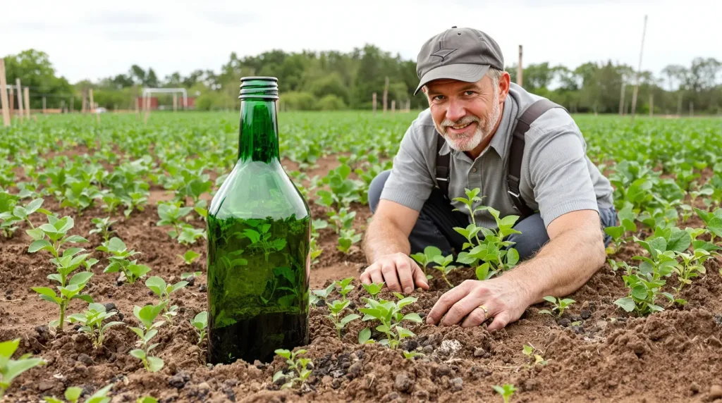Les taupes ont déserté son jardin depuis qu'il enterre cet objet que tout le monde jette