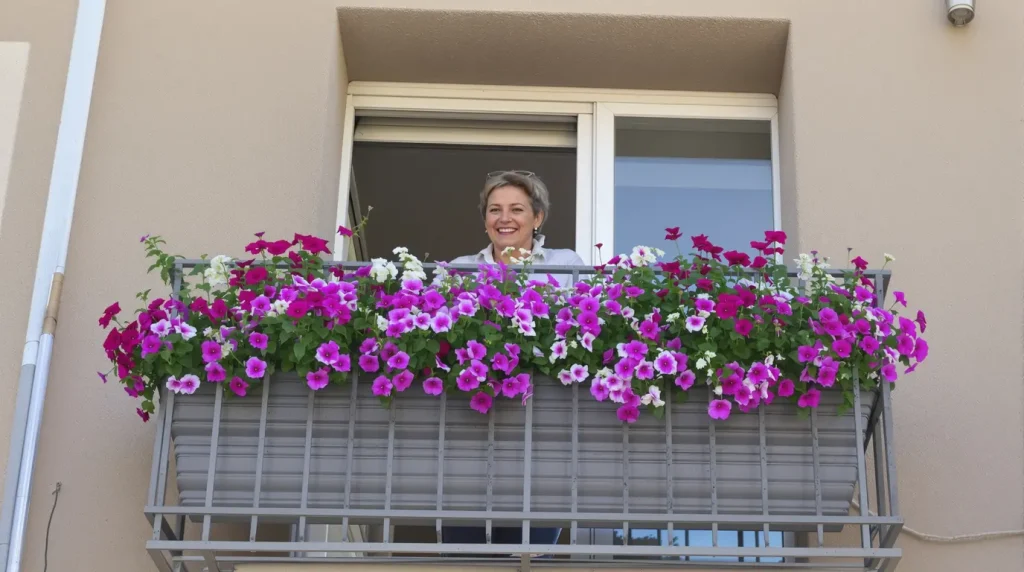 Mieux que les géraniums : cette plante à fleurs abondantes devient la nouvelle star des balcons