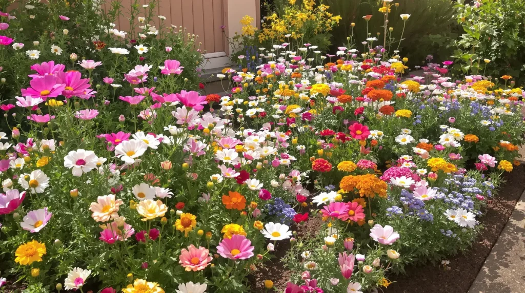 Mon voisin m'a demandé mon astuce : ces 3 fleurs semées fin avril poussent presque seules tout l'été
