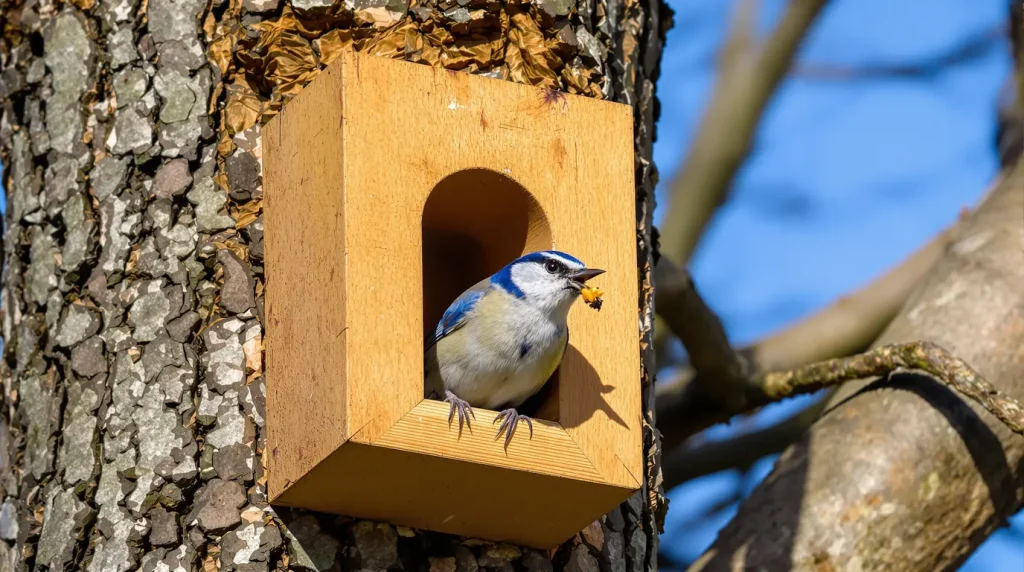 Nichoir : cet emplacement clé dans le jardin attire jusqu’à 10 espèces d’oiseaux en avril