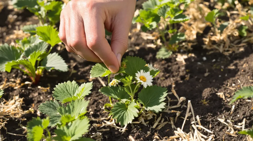 Nos anciens savaient qu'il fallait arracher les premières fleurs des fraisiers, voici pourquoi