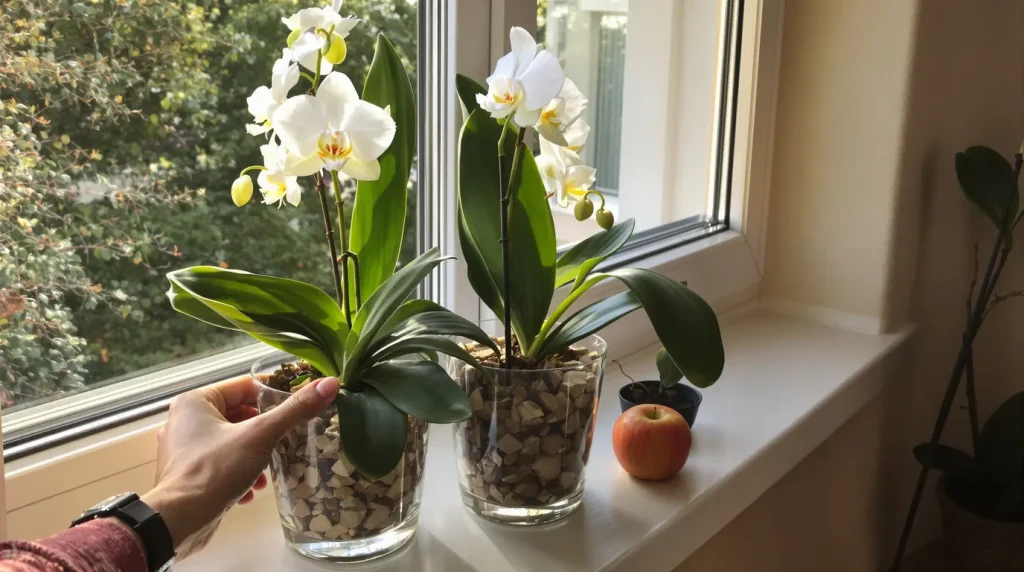 Orchidée : faites-la fleurir immédiatement avec une pomme de terre
