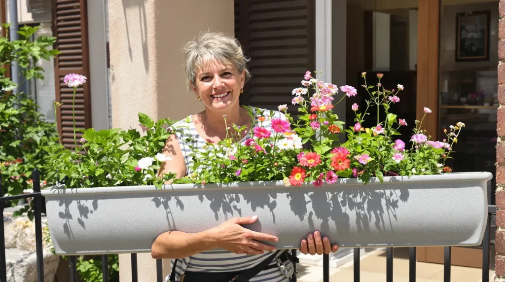 Scaevola en jardinière pour une explosion de fleurs pendant 7 mois !