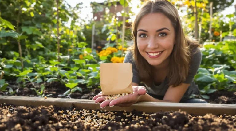 Si vous achetez encore des plants au printemps, cette fleur à semer en pleine terre protège aussi votre potager