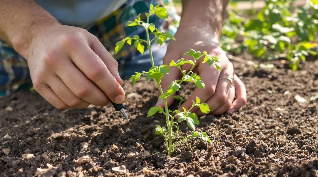 Tomates : ces 3 mm de trop au pied de vos plants peuvent ruiner la récolte sans qu’aucune feuille ne jaunisse