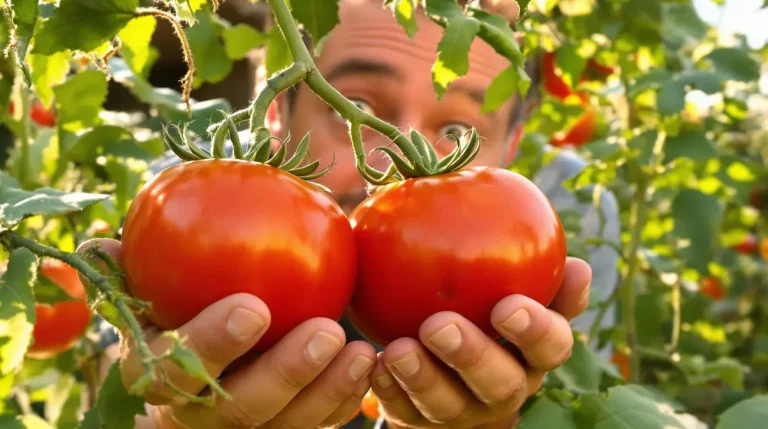 Tomates plus grosses et encore plus savoureuses : ajoutez simplement 3 cuillères de ce produit miracle à l’eau