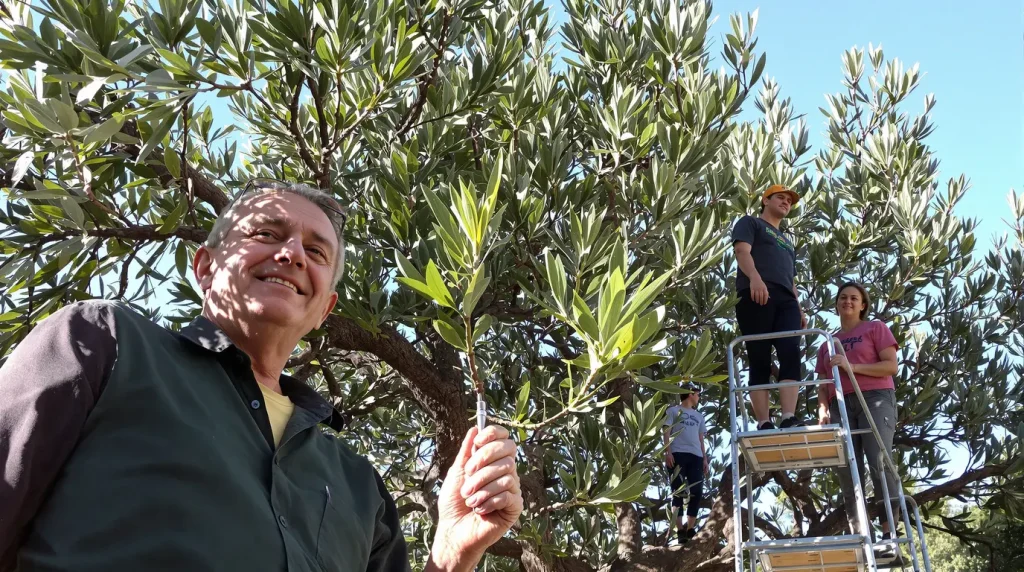 Transmettre l'art de bien tailler les oliviers