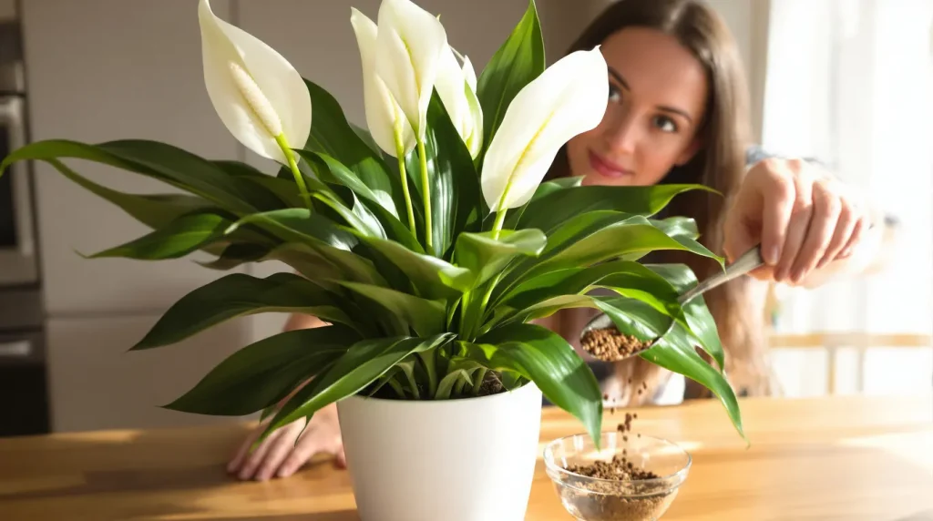 Votre lys de paix ne fleurit plus ? Ce déchet de cuisine peut le submerger de fleurs encore et encore