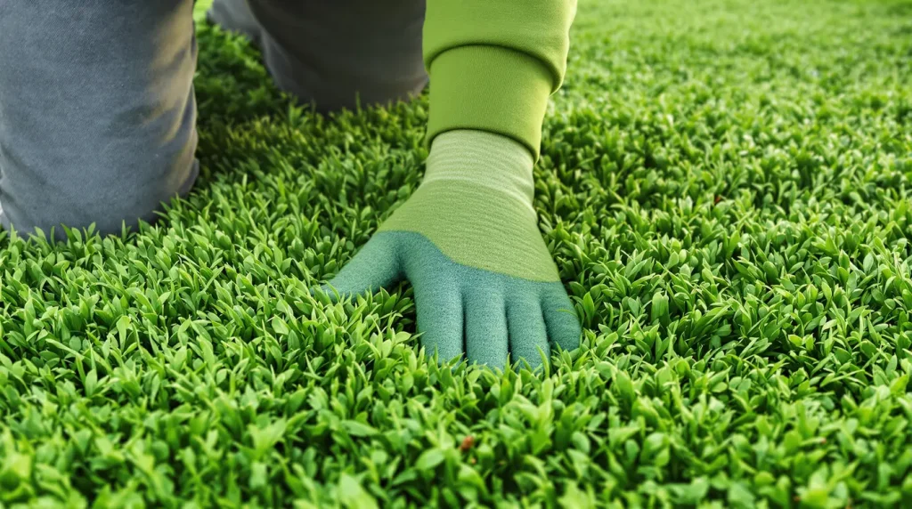 Votre pelouse se couvre de mousse après l’hiver ? Voici le geste si simple que les paysagistes connaissent bien