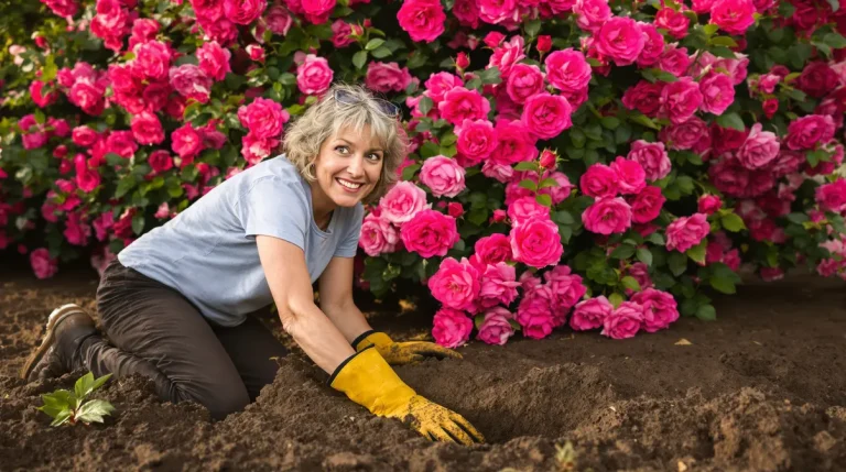 « Je n’en mets qu’une fois au printemps » : cet engrais naturel fait exploser de fleurs vos rosiers tout l’été
