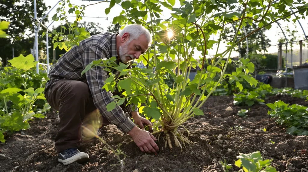 Les anciens plantaient souvent des tournesols entre certains légumes : ce qu'ils font sous terre est indispensable