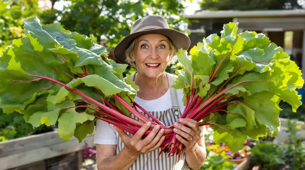 Les feuilles de rhubarbe ne doivent surtout pas finir au compost, voici pourquoi selon un grand jardinier